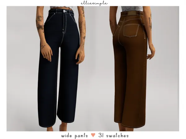 Прямые джинсы Wide Pants